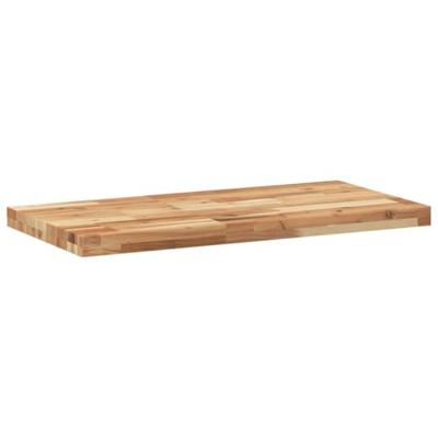 Wastafelblad met olieafwerking 80x40x4 cm massief acaciahout - thumbnail