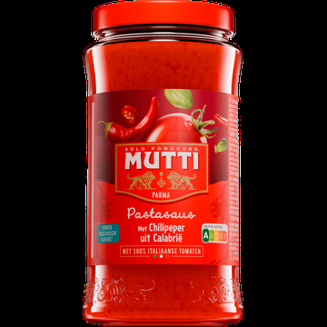 Mutti Pastasaus Peperoncino 400g bij Jumbo