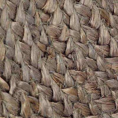 VidaXL Vloerkleed handgemaakt rond 240 cm jute grijs