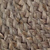 VidaXL Vloerkleed handgemaakt rond 240 cm jute grijs - thumbnail