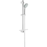 GROHE Euphoria 110 Duo Glijstangset - 60cm - ronde handdouche - 2 straalsoorten - gladde doucheslang - met zeepschaal - chroom 27230001 - thumbnail