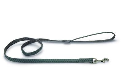 Beeztees - Hondenriem - Mac Leather - Grijs - 120 cm x 20 mm