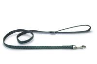 Beeztees - Hondenriem - Mac Leather - Grijs - 120 cm x 20 mm - thumbnail