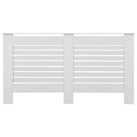 Radiatorombouw 152x19x81,5 cm MDF wit - thumbnail