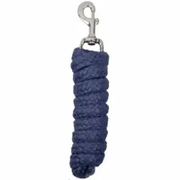 Halstertouw nylon + musketon donkerblauw - thumbnail
