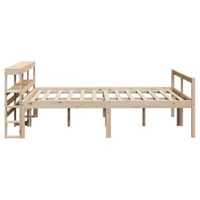 Seniorenbed met hoofdbord massief grenenhout 160x200 cm