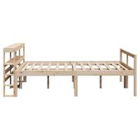 Seniorenbed met hoofdbord massief grenenhout 160x200 cm - thumbnail