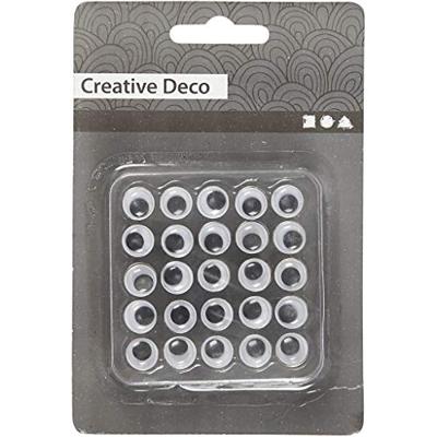 Creativ Company Wiebelogen, d 10 mm, 25 stuk/ 1 doos