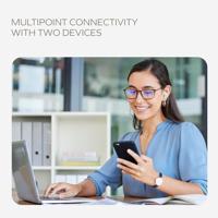 Creative Zen Air SXFI In Ear oordopjes Bluetooth Wit Bestand tegen zweet, Waterbestendig, Indicator voor batterijstatus, Incl. oplaad- en dockingstation - thumbnail