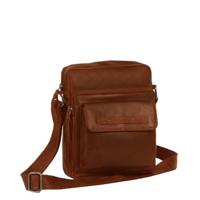 Schoudertas basis BATH leer cognac - thumbnail