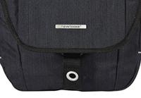 New looxs avero dubbele fietstas zwart - thumbnail