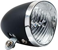 Simson classic led koplamp, zwart batterij - thumbnail