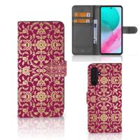 Wallet Case Samsung Galaxy M54 Barok Pink - thumbnail