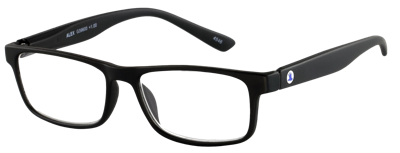 Leesbril INY Alex-Zwart-+1.00