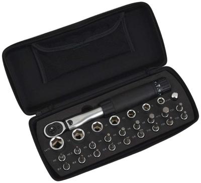 Radon Comp Torque Wrench 1/4" 2-24 Nm + 25-Piece Bit Selection