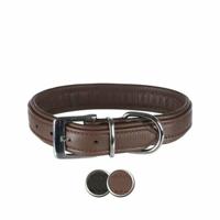 TRIXIE HALSBAND HOND ACTIVE COMFORT LEER ZWART 47-54X3,5 CM - thumbnail