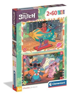 Clementoni legpuzzel stitch, 2x60st. Clementoni legpuzzel stitch, 2x60st.