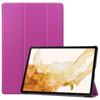 3-Vouw sleepcover hoes - Samsung Galaxy Tab S7 Plus / Tab S8 Plus - Paars - thumbnail