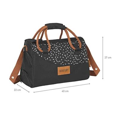 Badabulle Luiertas Pocketstyle camel en zwart