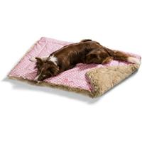 HUNTER Hondendeken Astana met Pluche, Medium, 120 x 80 cm, rood geruit - thumbnail
