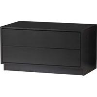 WOOOD TV-meubel 'Finca' Mat zwart, 75cm - thumbnail