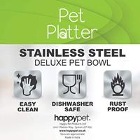 HAPPY PET VOERBAK RVS - thumbnail