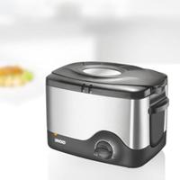 Unold Kompakt Frituurpan 1.5 l 1200 W Zwart, RVS - thumbnail