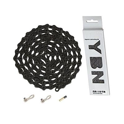 YBN SLA 110 TI-N Black 11-speed Chain Hollow Pin