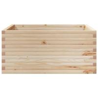 Plantenbak 100x100x46 cm massief grenenhout - thumbnail