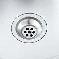 Gootsteen met dubbele bak 800x600x155 mm roestvrij staal zilver - thumbnail