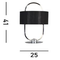 Searchlight TafellampMadrid - EU62801CC - thumbnail