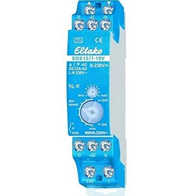 Eltako 21100800 DIN-rail dimmer Geschikt voor lampen: Halogeenlamp Blauw
