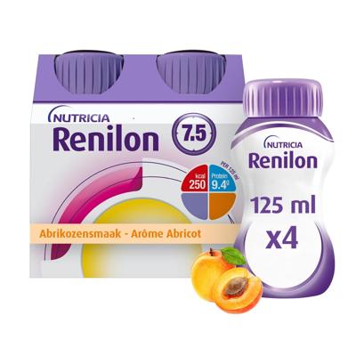Renilon 7.5 Abrikoos Fles 4x125ml 177033 Nf
