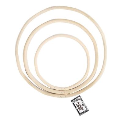 Creativ Company Bamboe ring, d 15,3+20,3+25,5 cm, 3 stuk/ 1 set