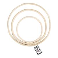 Creativ Company Bamboe ring, d 15,3+20,3+25,5 cm, 3 stuk/ 1 set - thumbnail