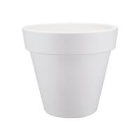 Elho: Pure Round Plantenbak 60 cm - Wit - thumbnail