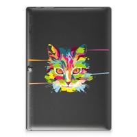 Lenovo Tab 10 | Tab 2 A10-30 Tablet Back Cover Cat Color - thumbnail