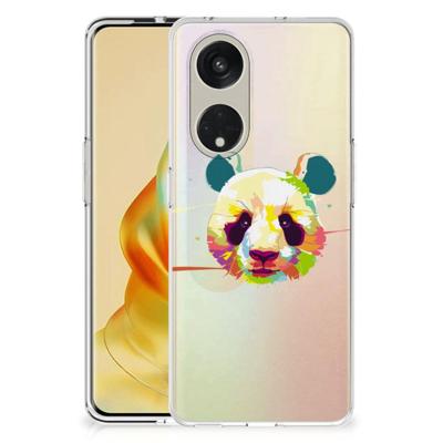OPPO Reno8 T 5G Telefoonhoesje met Naam Panda Color OPPO Reno8 T 5G Telefoonhoesje met Naam Panda Color