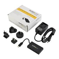 USB-HUB Startech HB30C4AFS Wit Zwart - thumbnail