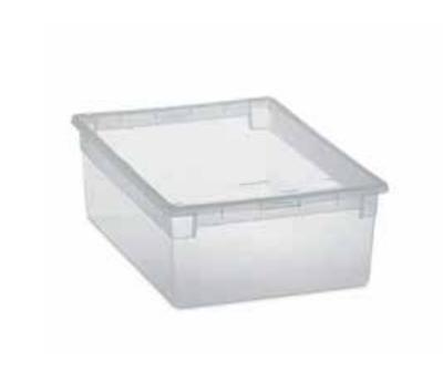 Multi-functionele Kist Terry Light Box M Met deksel Transparant Polypropyleen Plastic 27,8 x 39,6 x 13,2 cm