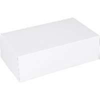 Gebaksdoos | karton | 24x16x8cm | wit | 300 stuks - thumbnail