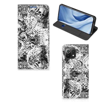 Mobiel BookCase Xiaomi 11 Lite NE 5G | Mi 11 Lite Skulls Angel Mobiel BookCase Xiaomi 11 Lite NE 5G | Mi 11 Lite Skulls Angel