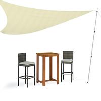 Luifelstokken 2 st telescopisch 102-260 cm aluminium - thumbnail