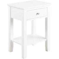 Bendt Nachtkastje 'Villads' Met 1 lade, kleur Wit - thumbnail