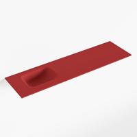 MONDIAZ LEX Fire solid surface inleg wastafel voor toiletmeubel 110cm. Positie wasbak links - thumbnail