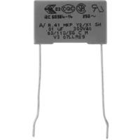 Kemet R413N31000000M+ 1 stuk(s) MKP-draadloze ontstoringscondensator Radiaal bedraad 100 nF 300 V 20 % 22.5 mm (l x b x h) 26.5 x 8.5 x 17 mm - thumbnail