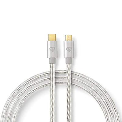 Nedis USB-Kabel | USB-C Male | USB Micro-B Male | 480 Mbps | 2 m | 1 stuks - CCTB60650AL20 CCTB60650AL20