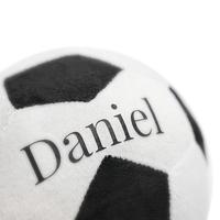 Zachte voetbal met naam - ø 10 cm - thumbnail
