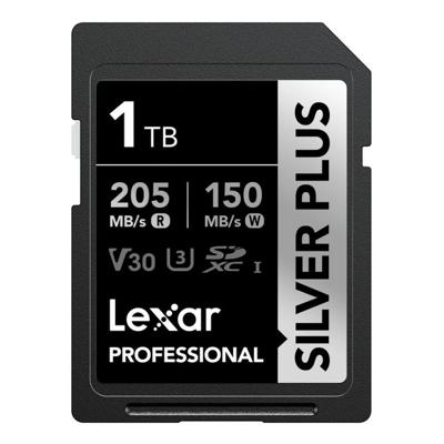 Lexar Silver Plus 1TB SDXC UHS-I V30 - R205/W150 MB/s