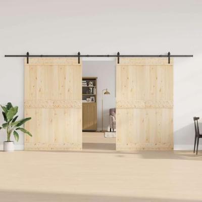 VidaXL Doos met onderdelen voor schuifdeur 427 cm staal zwart VidaXL Doos met onderdelen voor schuifdeur 427 cm staal zwart